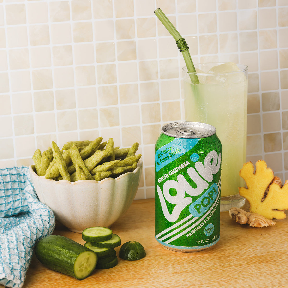 Ginger Cucumber Pop!